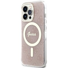 Чехол Guess GUHMP13LH4STP для iPhone 13 Pro | 13 6.1" hardcase 4G MagSafe, розовый цена и информация | Чехлы для телефонов | hansapost.ee