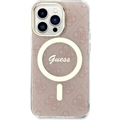 Guess GUHMP13LH4STP iPhone 13 Pro | 13 6.1" różowy|pink hardcase 4G MagSafe цена и информация | Чехлы для телефонов | hansapost.ee