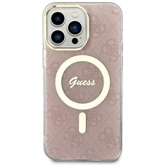 Guess GUHMP13XH4STP iPhone 13 Pro Max 6.7" różowy|pink hardcase 4G MagSafe hind ja info | Telefonide kaitsekaaned ja -ümbrised | hansapost.ee