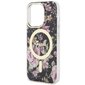 Guess GUHMP14LHCFWSK iPhone 14 Pro 6.1" czarny|black hardcase Flower MagSafe цена и информация | Telefonide kaitsekaaned ja -ümbrised | hansapost.ee