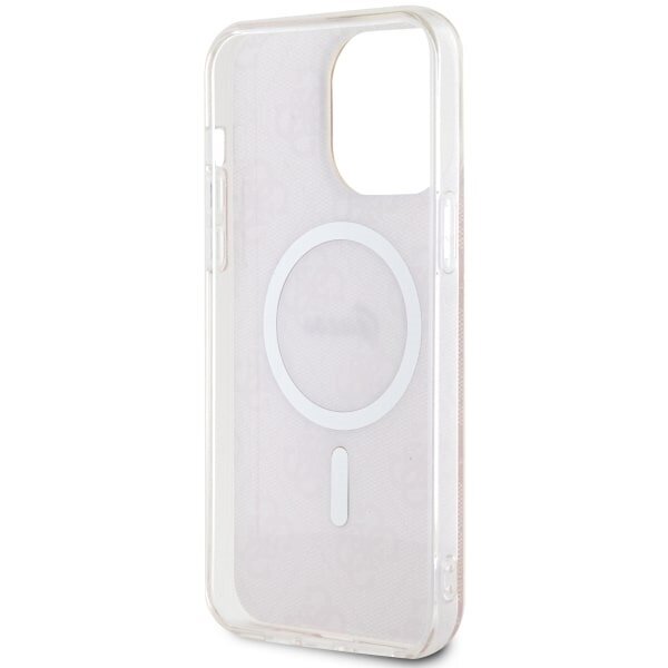 Guess GUHMP14XH4STP iPhone 14 Pro Max 6.7" różowy|pink hardcase 4G MagSafe цена и информация | Telefonide kaitsekaaned ja -ümbrised | hansapost.ee