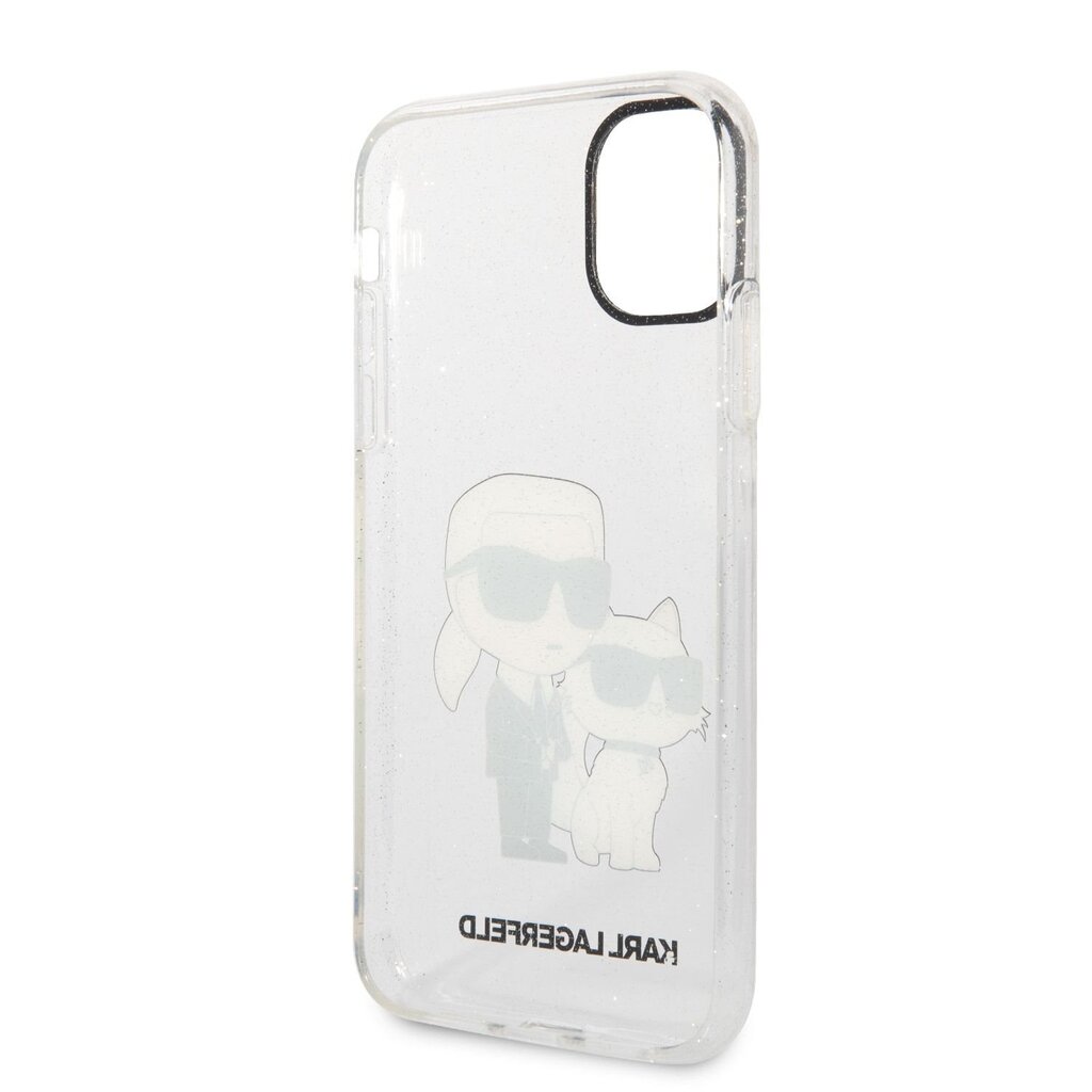 Ümbris Karl Lagerfeld iPhone 11 jaoks, läbipaistev hind ja info | Telefonide kaitsekaaned ja -ümbrised | hansapost.ee