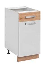 Кухонный шкаф Ava 1S1D, белый цвет цена и информация | Кухонные шкафчики | hansapost.ee