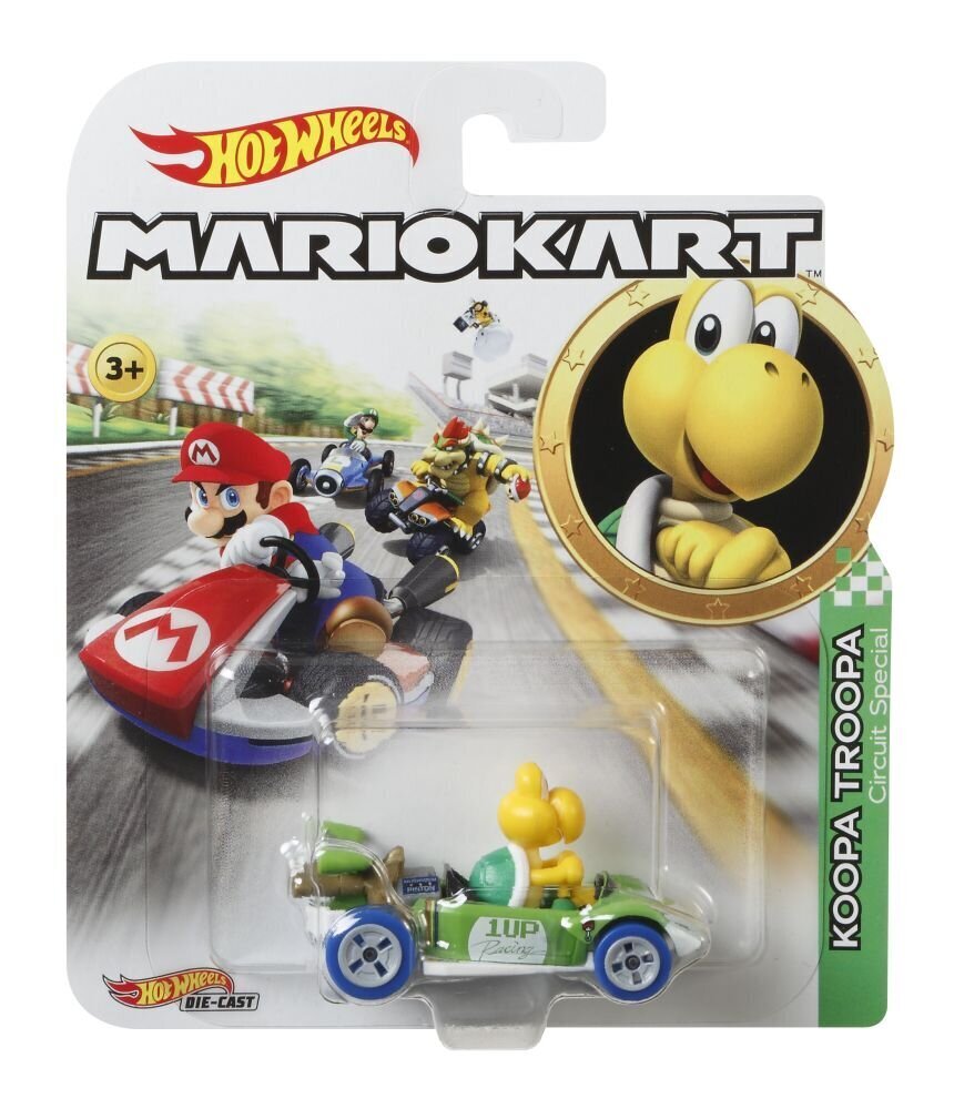 Hot Wheels® Mario Kart teemalised mudelautod GBG25 hind ja info | Mänguasjad poistele | hansapost.ee