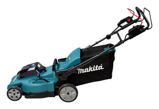 Iseliikuv akutoitel niiduk Makita DLM481Z 2x18V 4 in 1, ilma aku ja laadijata hind ja info | Muruniidukid | hansapost.ee