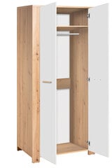 Шкаф для одежды Vega 2D, белый цена и информация | Шкафы | hansapost.ee