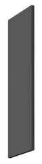 Боковой верхний корпус шкафа Salma, серый цвет цена и информация | Кухонные шкафчики | hansapost.ee
