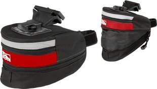Велосипедная сумка на сидение Romet M-Wave, 1 л, чёрно/красная цена и информация | Сумки, держатели для телефонов | hansapost.ee