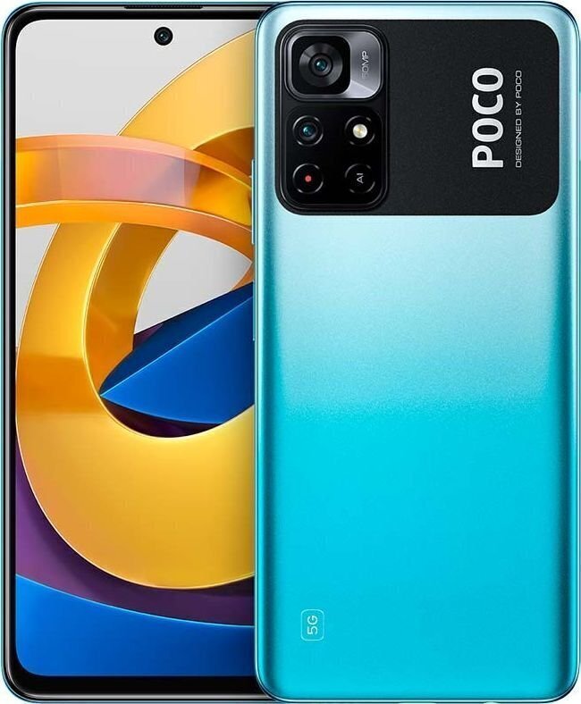 Nutitelefon Poco M4 Pro 5G 128GB Dual SIM Blue цена и информация | Telefonid | hansapost.ee