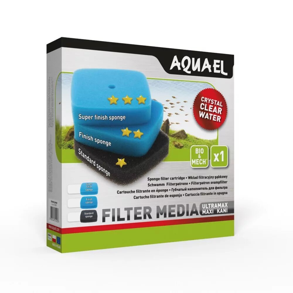 Käsnad filtrikassettide jaoks Aquael Finish Sponge 30PPI hind ja info | Akvaariumid ja lisatarvikud | hansapost.ee