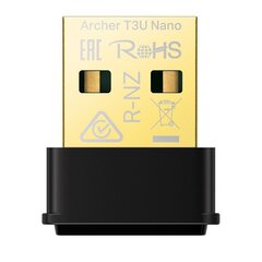 TP-Link USB WiFi адаптер Archer T3U Nano AC1300 цена и информация | Адаптеры и USB-hub | hansapost.ee