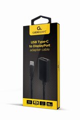 USB CDisplayPort GEMBIRD A-CM-DPF-02 цена и информация | Адаптеры и USB-hub | hansapost.ee