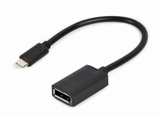 USB CDisplayPort GEMBIRD A-CM-DPF-02 цена и информация | Адаптеры и USB-hub | hansapost.ee