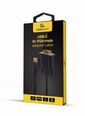 USB C-VGA Adapter GEMBIRD A-CM-VGAM-01 цена и информация | Кабели и провода | hansapost.ee