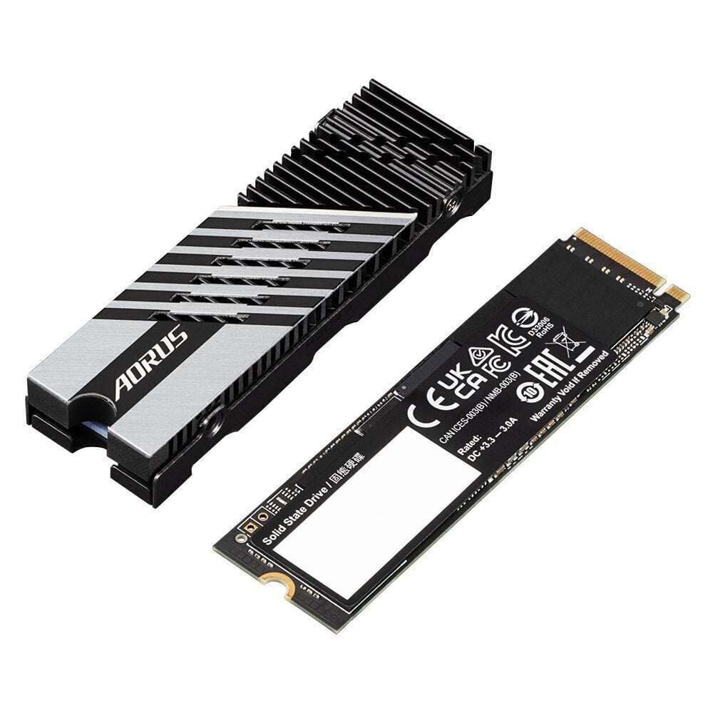 Gigabyte Aorus Gen4 7300 1TB NVMe M.2 цена и информация | Sisemised kõvakettad | hansapost.ee