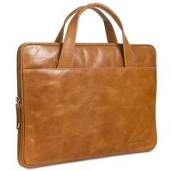 DBRAMANTE1928 SILKEBORG LEATHER BAG FOR 13 NOTEBOOK - GOLDEN TAN цена и информация | Рюкзаки, сумки, чехлы для компьютеров | hansapost.ee