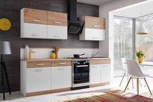 Комплект кухонных шкафчиков Ava, белый цвет цена и информация | Кухонные гарнитуры | hansapost.ee