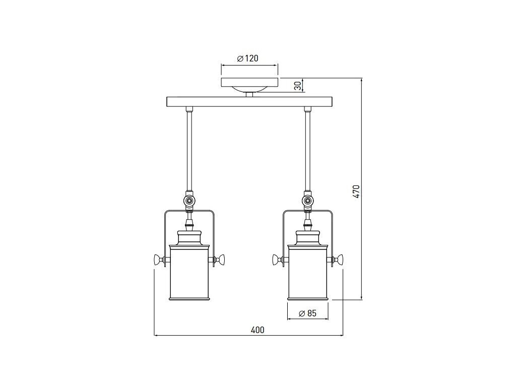 Ripplamp Demir 3994 hind ja info | Rippvalgustid | hansapost.ee