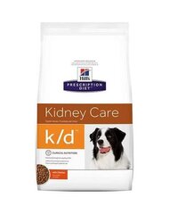 Kuivtoit koertele Hill's Prescription Diet k/d Canine, 12 kg hind ja info | Koerte kuivtoit ja krõbinad | hansapost.ee