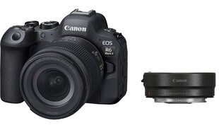 Canon EOS R6 Mark II + RF 24-105mm F4-7.1 IS STM + Mount Adapter EF-EOS R цена и информация | Цифровые фотоаппараты | hansapost.ee