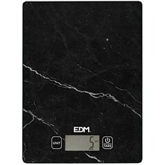 кухонные весы EDM Чёрный 5 kg (14 x 19.5 cm) цена и информация | EDM Компьютерная техника | hansapost.ee
