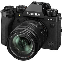 Fujifilm X-T5 + 18-55 мм, черный цена и информация | Цифровые фотоаппараты | hansapost.ee