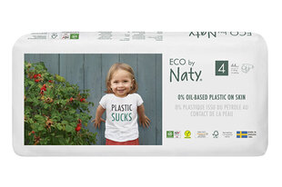 Подгузники Eco by Naty, размер 4, 7-18 кг, 44 шт. цена и информация | Подгузники | hansapost.ee