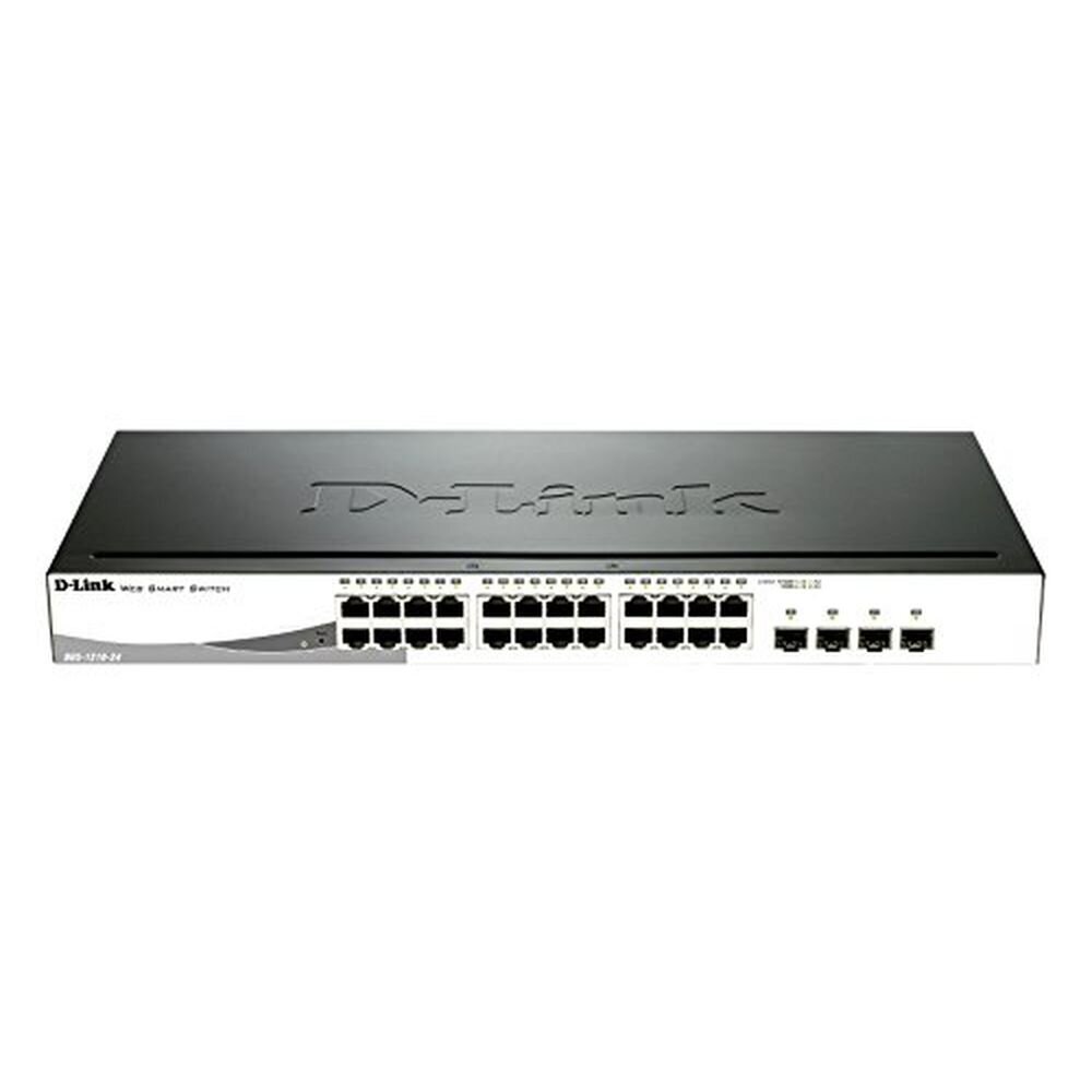 Kommutaator D-Link DGS-1210-24  20 p 10 / 100 / 1000 Mbps 4 x SFP цена и информация | Võrgulülitid | hansapost.ee