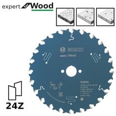 Lõikeketas Bosch Expert for Wood, 160 mm цена и информация | Пилы, циркулярные станки | hansapost.ee