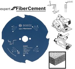 Lõikeketas Bosch Fibre Cement Expert, 160 mm hind ja info | Elektrilised saed, ketassaed ja tarvikud | hansapost.ee