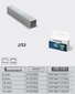 Klambrid Hogert J tüüp 10mm 11,3mm, 1000 tk - HT2C054 hind ja info | Käsitööriistad | hansapost.ee