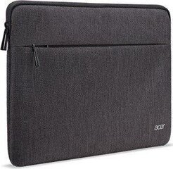 ACER 14 PROTECTIVE SLEEVE - DUAL TONE DARK GRAY WITH FRONT POCKET hind ja info | Sülearvutikotid | hansapost.ee