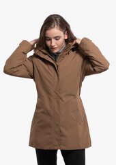 Женская утепленная весенне-осенняя парка Icepeak ALNA, светло-коричневая цена и информация | Женские куртки | hansapost.ee