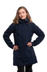 Icepeak утепленная весенне-осенняя парка для женщин Alpena, темно-синяя цена и информация | Женские куртки | hansapost.ee