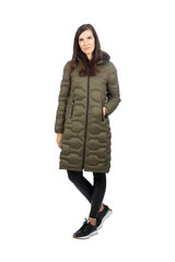 Icepeak женская зимняя куртка BANDIS, цвет зеленый цена и информация | Женские куртки | hansapost.ee