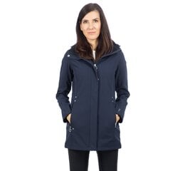 Luhta женская длинная куртка softshell ILONIEMI, темно-синий цвет цена и информация | Женские куртки | hansapost.ee