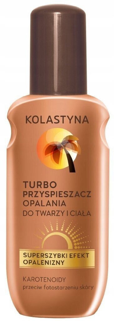 Kolastyna Turbo päevitustoode, 150 ml hind ja info | Päikesekaitse ja päevitusjärgsed kreemid | hansapost.ee