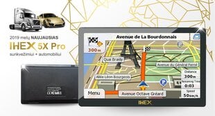 IHEX 5X Pro navigatsioon uusimate EL kaartidega