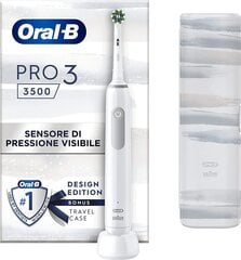 Elektriline hambahari Oral-B Pro 3 3500 Limited Edition, White цена и информация | Электрические зубные щетки | hansapost.ee