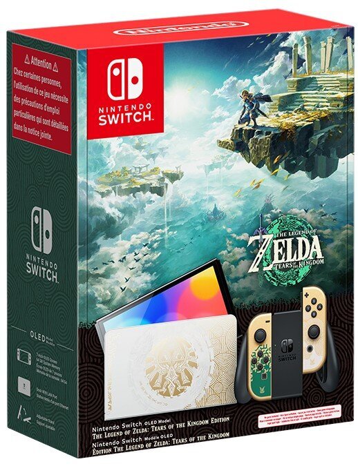 Nintendo Switch OLED - The Legend of Zelda: Tears of the Kingdom Edition цена и информация | Mängukonsoolid | hansapost.ee