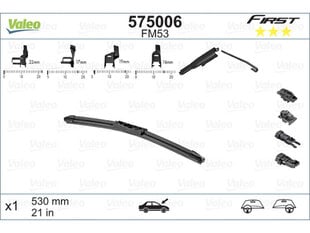 Kojamees Valeo Multiconnection 530 mm price and information | Wipers | hansapost.ee