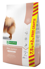 Nature's Protection Mini Junior kuivtoit koertele, 7,5 kg + 2 kg hind ja info | Koerte kuivtoit ja krõbinad | hansapost.ee