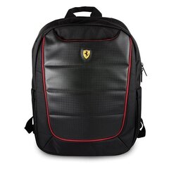 Ferrari Seljakott FEBP15BK 15 tolli Scuderia, must hind ja info | Sülearvutikotid | hansapost.ee