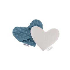 Подушка сердце из вишневой косточки Bocioland BOC0219, синий цвет цена и информация | Детские подушки, конверты, спальники | hansapost.ee