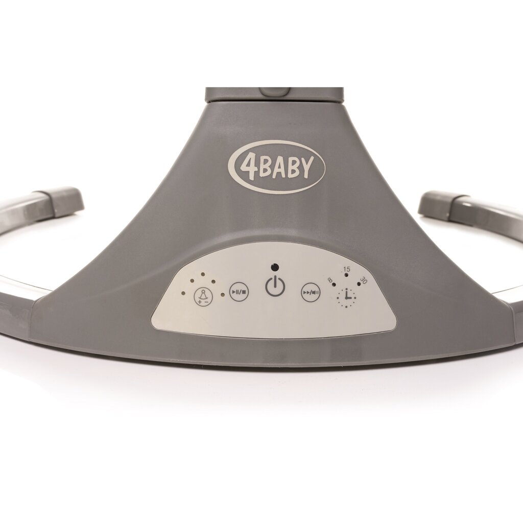 Kiik 4Baby Rock'n Relax XXI, grey hind ja info | Beebi lamamistoolid | hansapost.ee