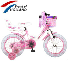 Laste jalgratas VOLARE 14" Rose (81403) roosa/valge hind ja info | Jalgrattad | hansapost.ee