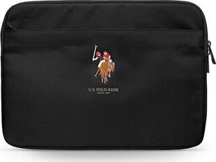 U.S Polo Assn Black ümbris arvutile, 13'' (~33 cm) цена и информация | Рюкзаки, сумки, чехлы для компьютеров | hansapost.ee