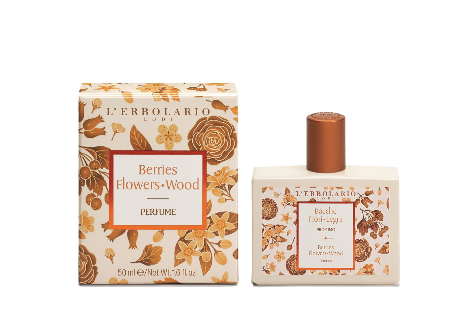 Parfüümvesi naistele ja meestele L`Erbolario Berries Flowers Wood EDP, 50 ml hind ja info | Parfüümid naistele | hansapost.ee