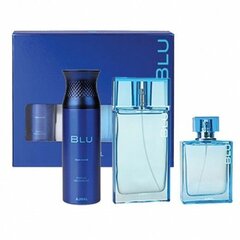 Чистый и свежий аромат Ajmal Blu - EDP 90 мл + deodorant 200 мл + cologne 100 мл цена и информация | Духи для Него | hansapost.ee