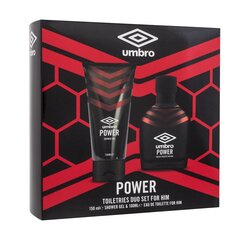 Hügieenikomplekt meestele Umbro, 150 ml dušigeel, 100 ml EDT цена и информация | Духи для Него | hansapost.ee